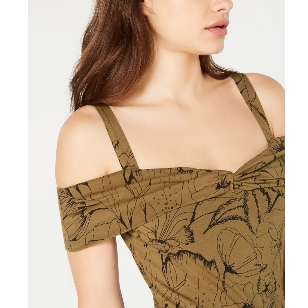 Guess Off the Shoulder Cabana Bloom Dress NWT - Picture 4 of 16